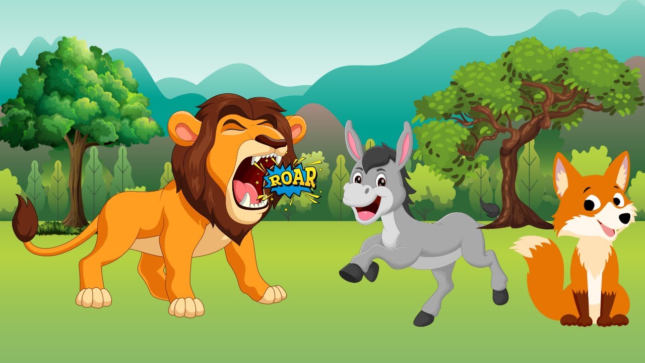 ''The Donkey With No Brain''story for kids.urdu short stories for kids.Animated story and moral kid.