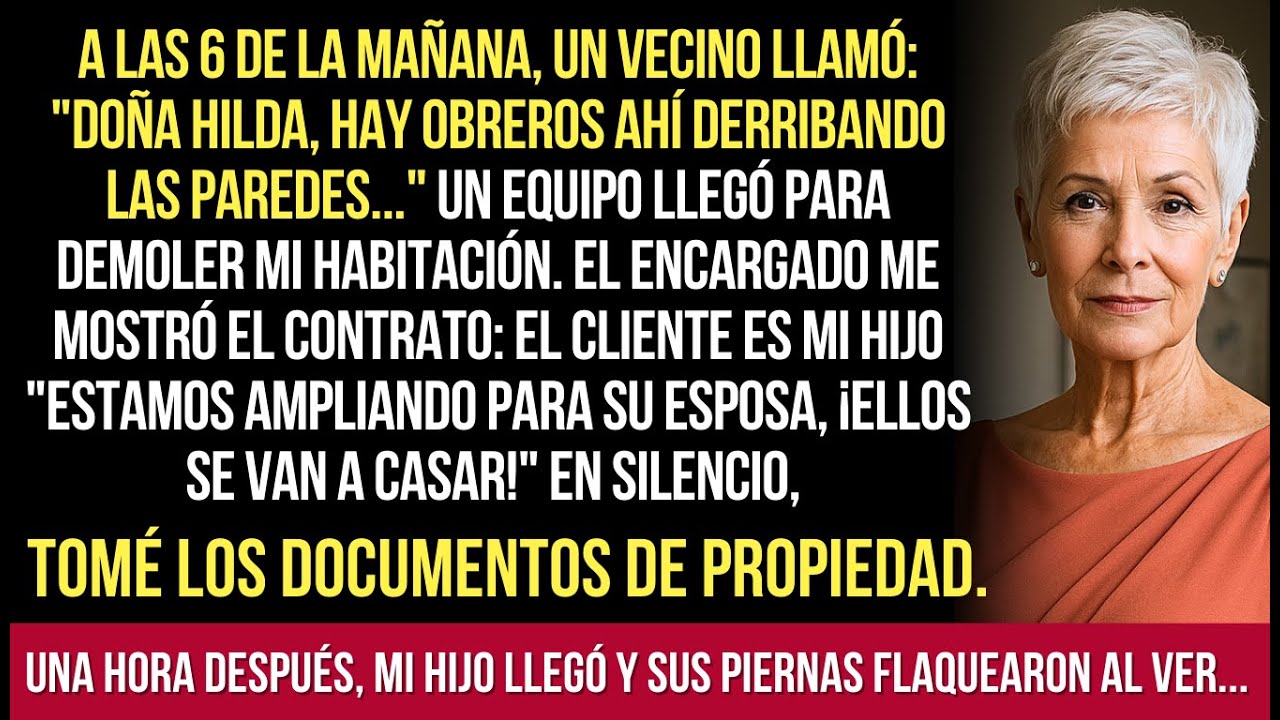 Mi Hijo Contrató Un Equipo Y Demolió Mi Habitación Para Su Esposa. Yo La Hice Pagar Por Eso...