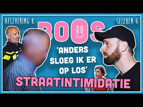 MAN INTIMIDEERT VROUW op STRAAT maar BELT zelf POLITIE bij CONFRONTATIE | BOOS S06E08