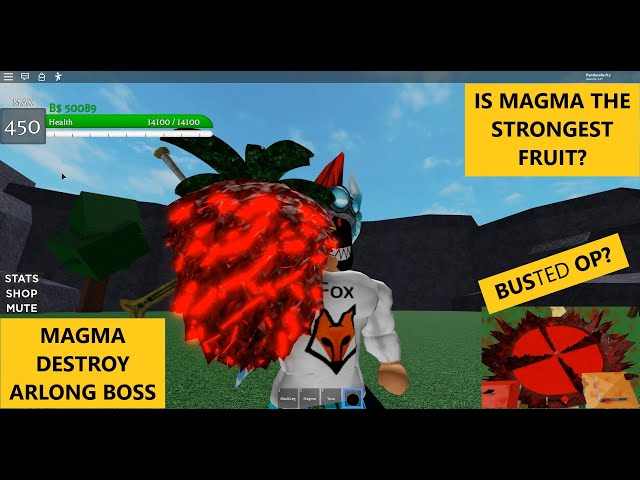 IS MAGMA STRONGEST FRUIT IN ONE PIECE AWAKENING 