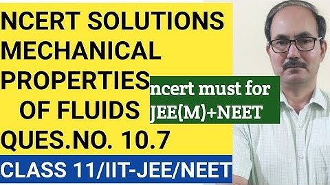 NCERT SOLUTIONS/CLASS 11 PHYSICS/ QUES.NO. 10.7 CHAP-10/PHYSICS4YOU