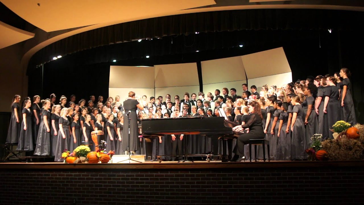 McIntosh High School, All Choirs singing When Our Voices Blend in Song