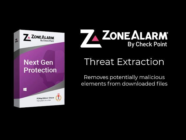 ZoneAlarm Threat Extraction Demo with Makro