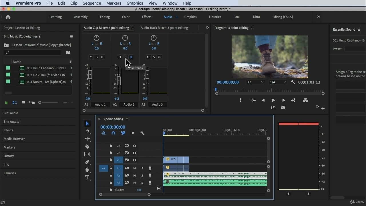 How to Record Voice Over in Premiere ProAdobe Premiere Pro Complete