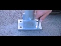 How To - Quickly Install A Padlock Parking Post