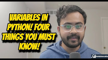 04  Variables in Python #datascience #python#Variables