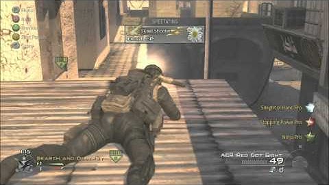 MW2 Team Dispute VS Mullen II 2nd map dashboard