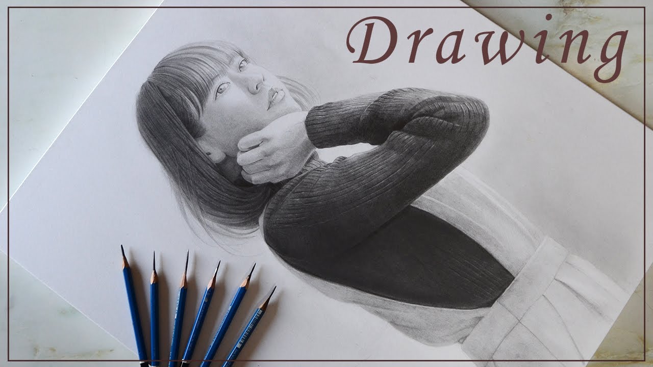 人物の描き方 鉛筆デッサン Pencil Drawing Youtube