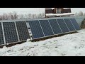 Установка солнечных панелей, облом))