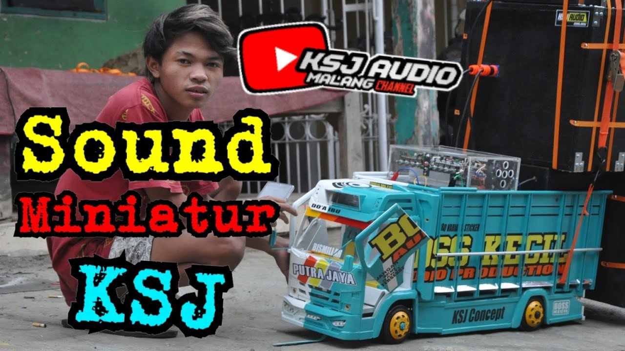 Miniatur truk  muat sound mirip Asli  YouTube