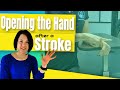 Stroke Arm Exercise: Opening a fisted hand