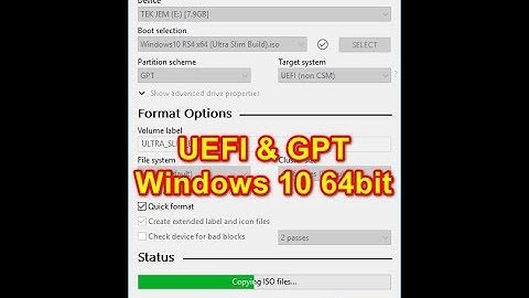 [Rufus v3 Terbaru] Cara Membuat Bootable Windows 10 64bit UEFI GPT di Flashdisk 8gb