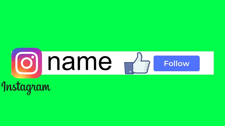 Green screen: Instagram follow and like button animation (❌🔥no copyright | free download❌🔥)