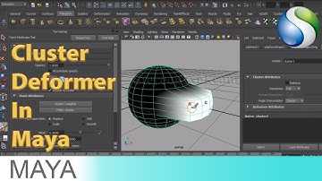 Cluster Deformer in Autodesk Maya
