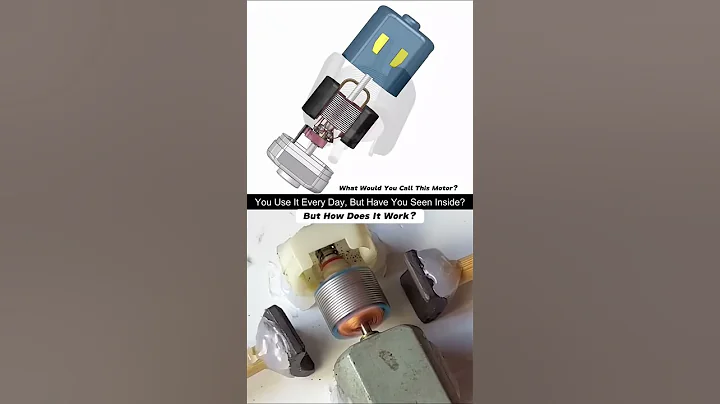 Working Principle of DC Motor | Real View + 3D Animation #engineering#dcmotor#stem#howitworks