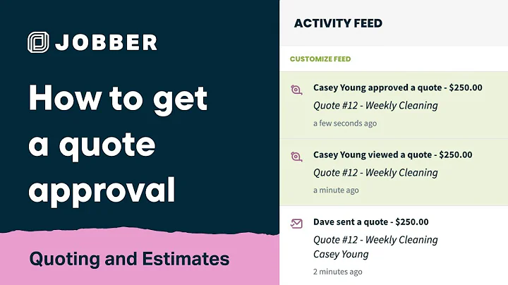 How to Get a Quote Approval | Quoting and Estimates