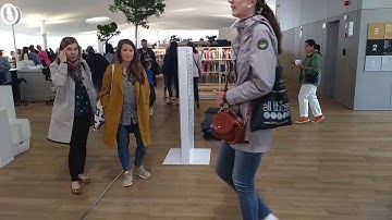 Robot in Helsinki library