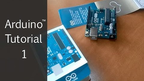 Arduino Tutorial 1 -  Blinking an LED