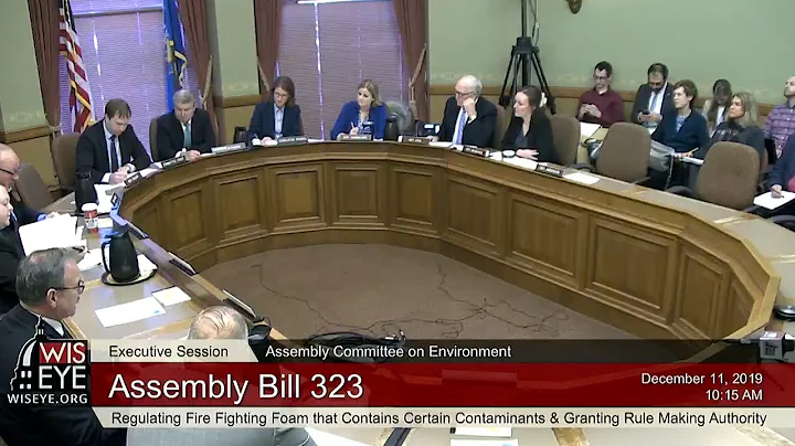 WisEye Morning Minute: Regulating PFAS in Fire Fighting Foam Passes Assembly Environment Committee