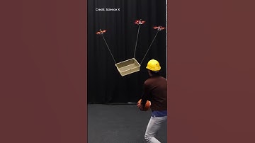 Drones Team Up to Lift Heavy Loads