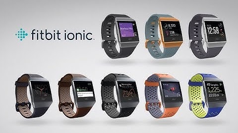 fitbit ionic unboxing and first impressions