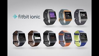 fitbit ionic unboxing and first impressions