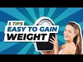 5 Proven Ways to Gain Weight in Just 1 Month | 1 महीने में 5 किलो वजन बढ़ाने के 5 तरीके