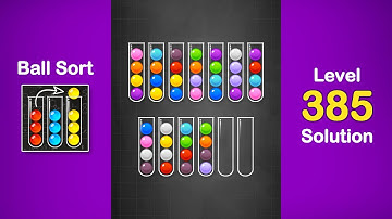 Ball Sort Puzzle Solution Level 385