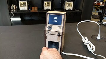 College of the Creatives V.9 Cabinet MDF Prototype  with integrated electrical components