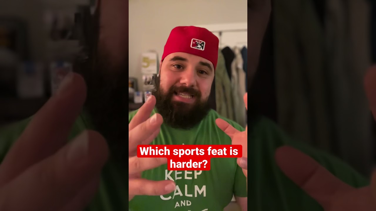 Which sports feat is harder? 