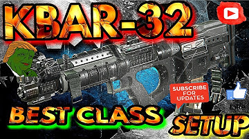 MUST WATCH !!!!!!KBAR-32 BEST CLASS SETUP DESTROYING THE SQUAD!!! CALL OF DUTY IW (read description)