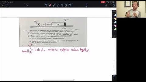 Needham Physics: Two Blocks Compressing Spring