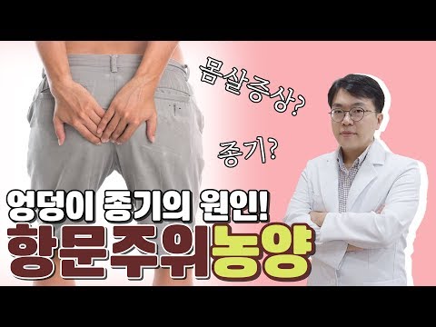 몸살기운과 엉덩이 종기의 원인! 항문 주위 농양