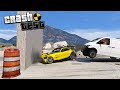 Crash Test GTA 5 - Mercedes - Benz AMG GT! GTA V Realistic Crash Deformation Mod Crash Testing Car