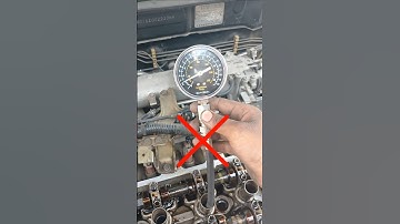 Good compression vs. bad compression starting trouble diagnosis valve damaged 💔