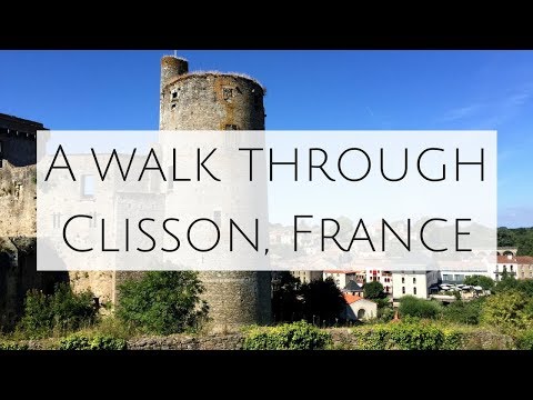 Facebook Live: A walk through charming Clisson, France in the Loire Atlantic