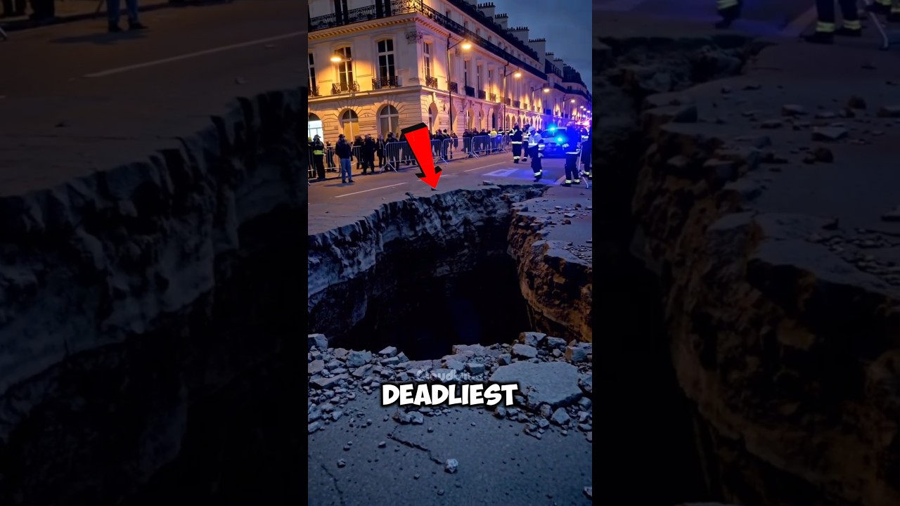 Top 5 Deadliest Sinkholes Caught on Camera 😱🕳️