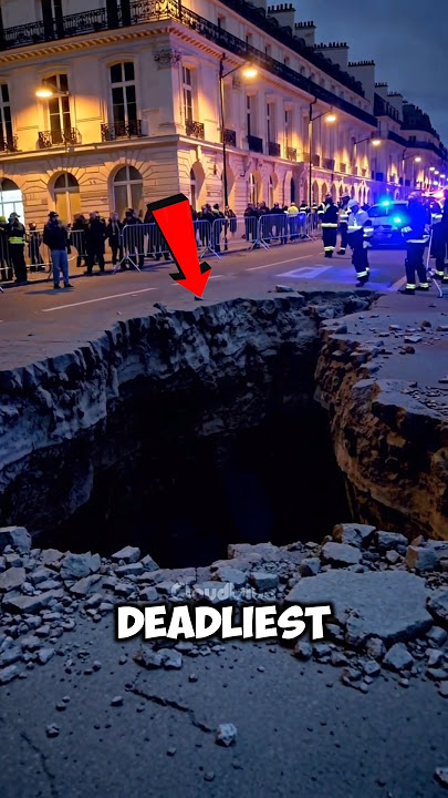 Top 5 Deadliest Sinkholes Caught on Camera 😱🕳️