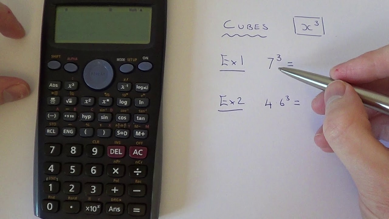 Where Is The Cube Button On A Casio Scientific Calculator YouTube