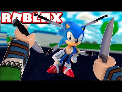 VIRAMOS O SONIC NO DESAFIO MURDER NO ROBLOX!! (Murder Mystery) 