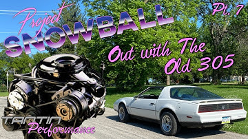 Pulling the Engine on my Third Gen Trans Am (Project SnowBall)