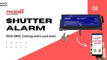 PHOENIX GSM Shutter Alarm with SMS, calling and loud siren