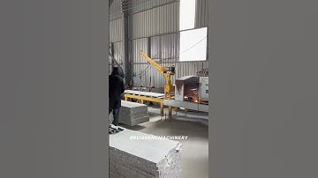 Automatic line granite stone slab flaming machine #machine