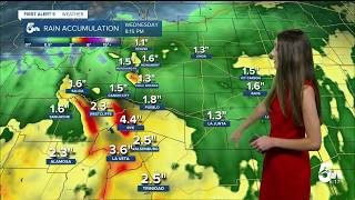 Areas Across Southern Colorado Will Receive Over Two Inches of Rainfall the Next Few Days