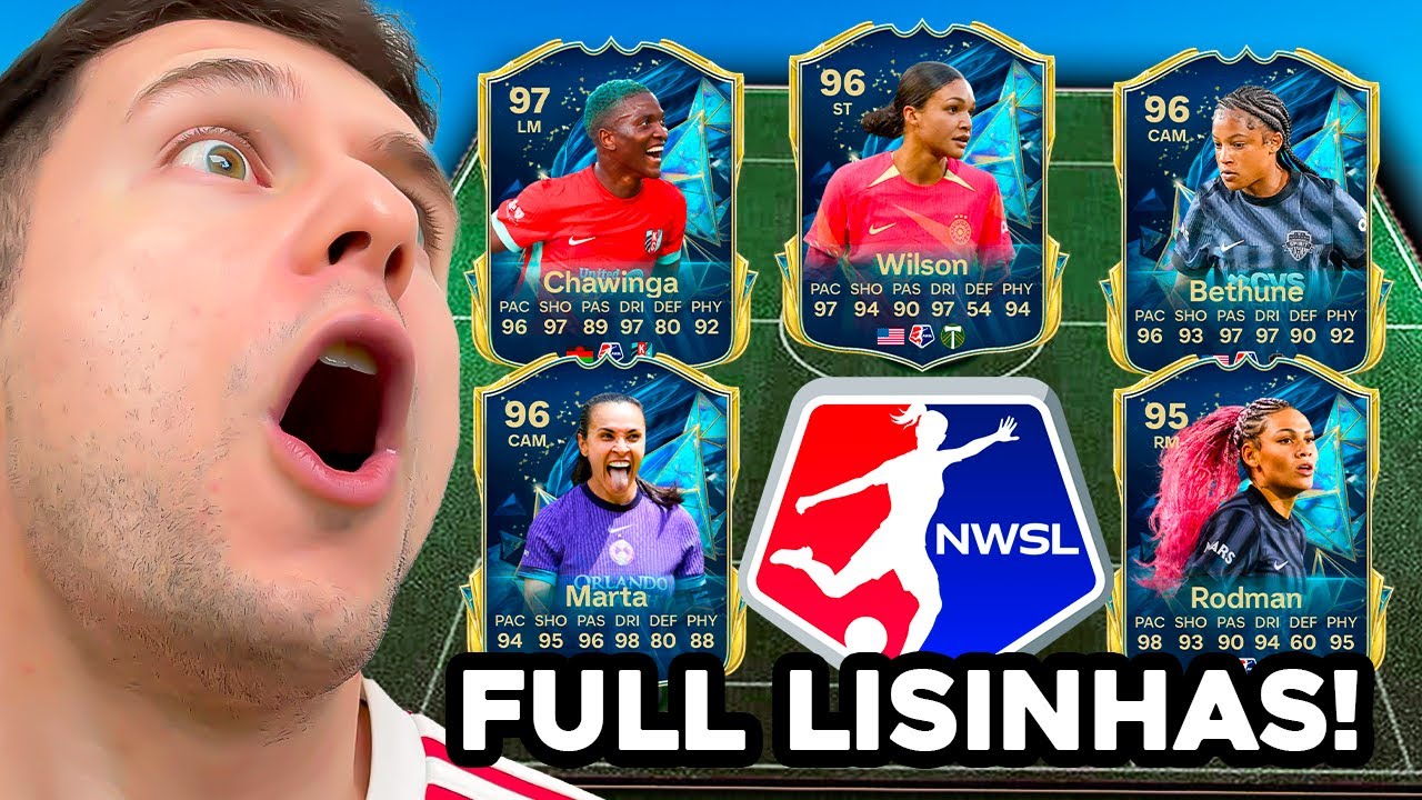 COMPREI AS MAIS LISINHAS DA NWSL E JOGUEI A WL 🔥🔥 EA FC 25 ULTIMATE TEAM BR