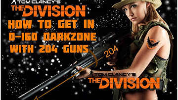 the division glitch / exploit in the dark zone