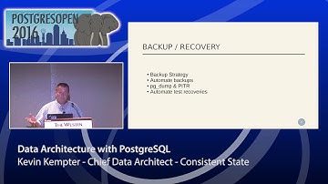 Data Architecture with PostgreSQL - Kevin Kempter