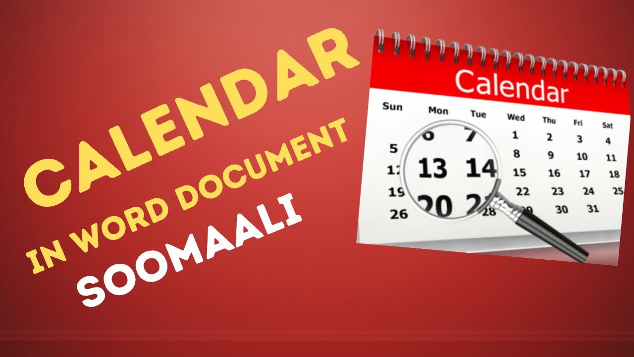 How To Create A Calendar In Microsoft Word Document Soomaali YouTube how-to-create-a-calendar-in-microsoft-word-document-soomaali-youtube