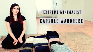 21 Capsule WARDROBE Tour - Extreme MINIMALISM