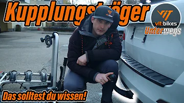 Wie schnell darf man mit einem Fahrradträger auf der Anhängerkupplung fahren?